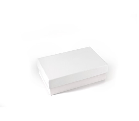 Boîte rectangulaire rigide en carton doublé