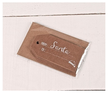 Étiquettes cadeaux imprimées FROM Santa