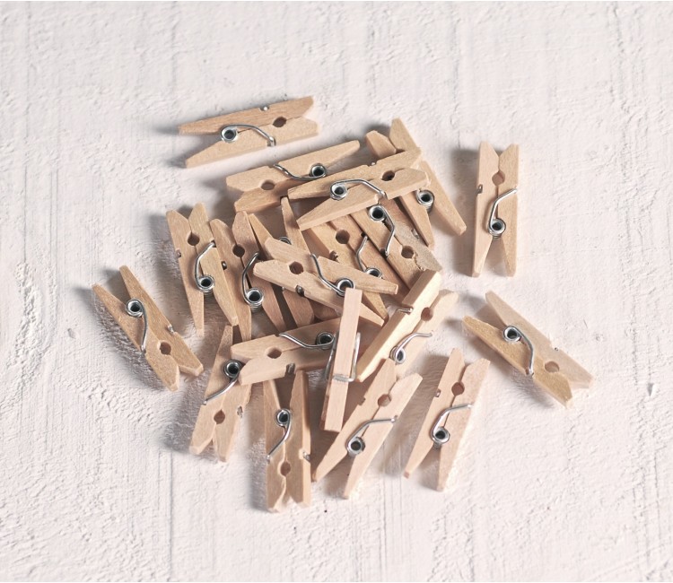 Pinces en bois mini Pinces en bois mini
