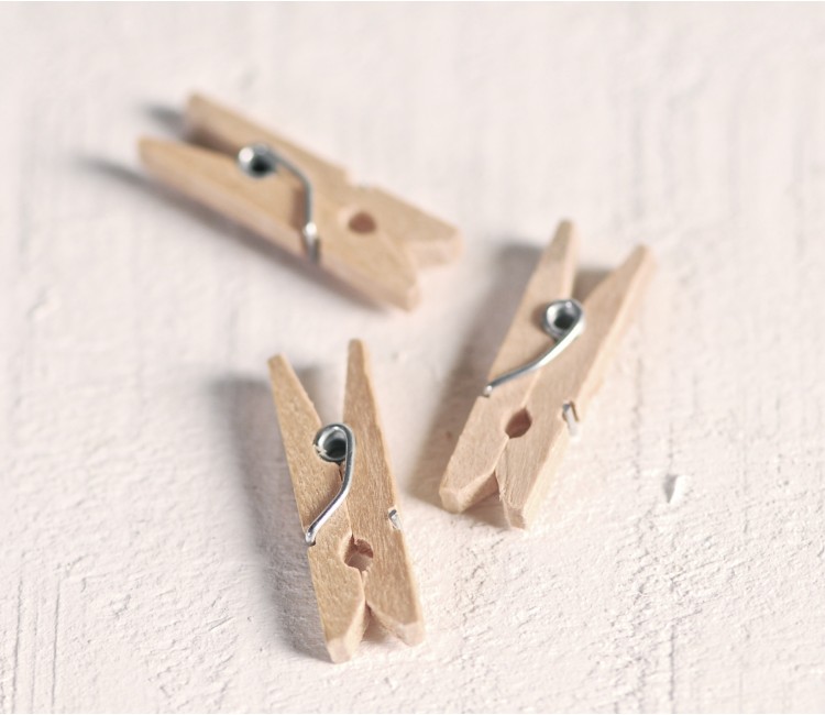 Pinces en bois mini Pinces en bois mini