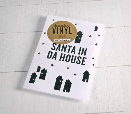 Autocollant décoratif "Santa in da house"