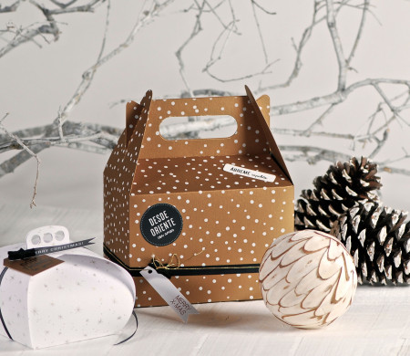 Boîtes imprimées pour Noël