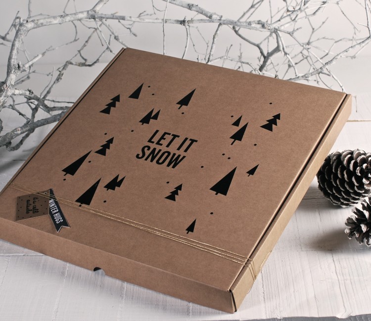 Autocollant décoratif "Let it snow"