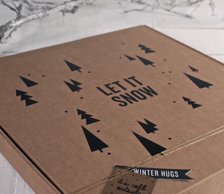 Autocollant décoratif "Let it snow"