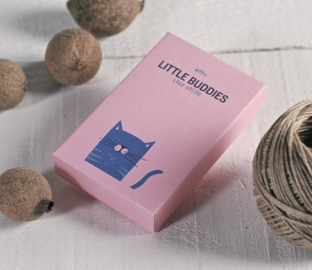 Boîte rectangulaire imprimée
