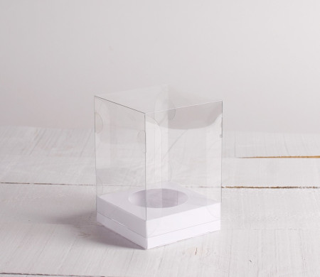 Boîte transparente pour un oeuf de Pâques