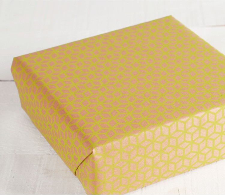 Papier cadeau à motifs géométriques Papier cadeau à motifs géométriques