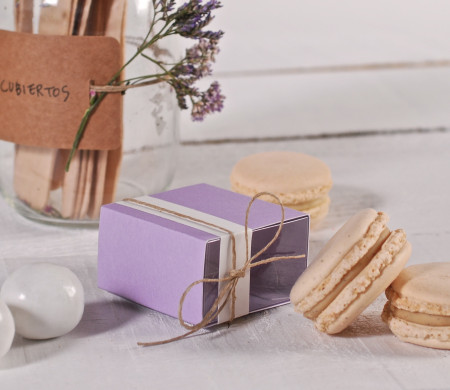 Boîte pour macaron individuel