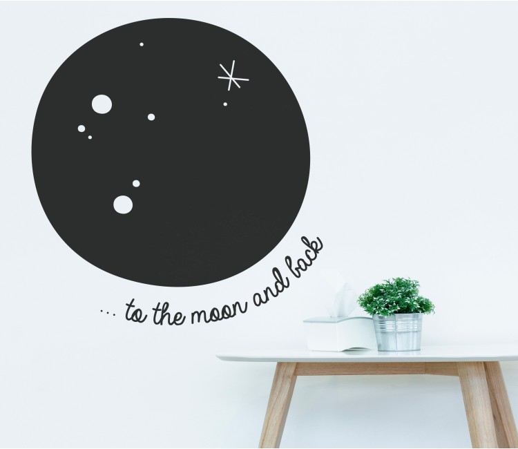 Vinyle Mural Lune Vinyle Mural Lune