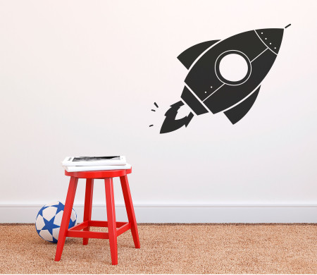 Vinyle décoratif Fusée pour enfant