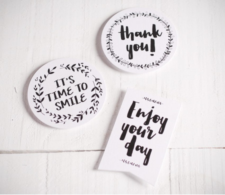 Stickers pour cadeaux "Happy"