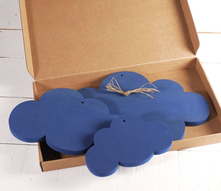3 Nuages en Mousse Bleue ! 3 Nuages en Mousse Bleue !