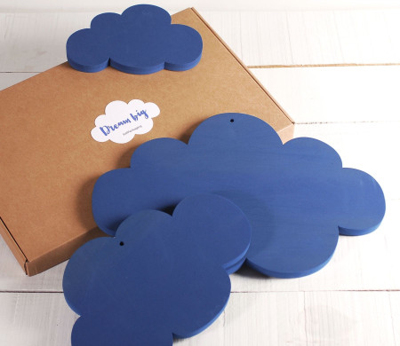 3 Nuages en Mousse Bleue !