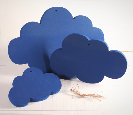 3 Nuages en Mousse Bleue !