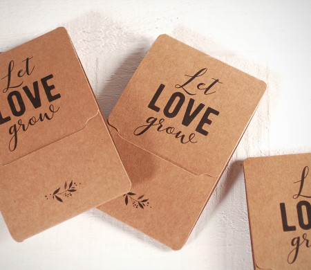 Petite Boîte Graines pour Offrir aux invités