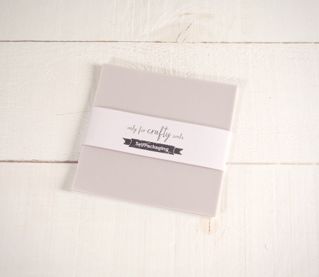 Feuilles de papier bristol Végétal Extra Blanche 16,5x 16,5cm