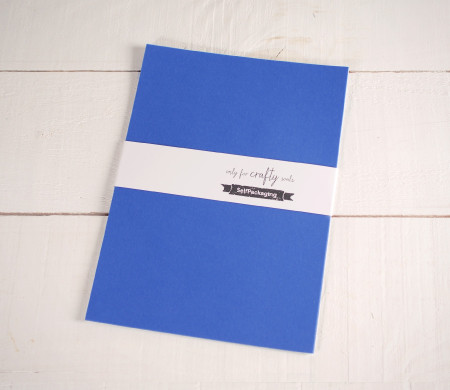 Feuilles de papier bristol végétal BleuA4