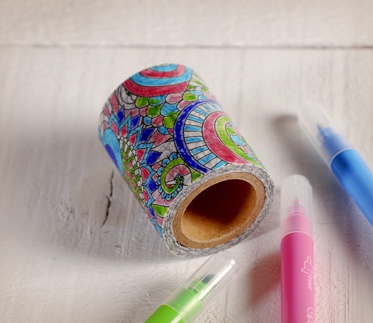 Washi Tape à Colorier Washi Tape à Colorier