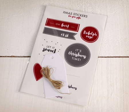 Kit Autocollant et Étiquette pour Noël