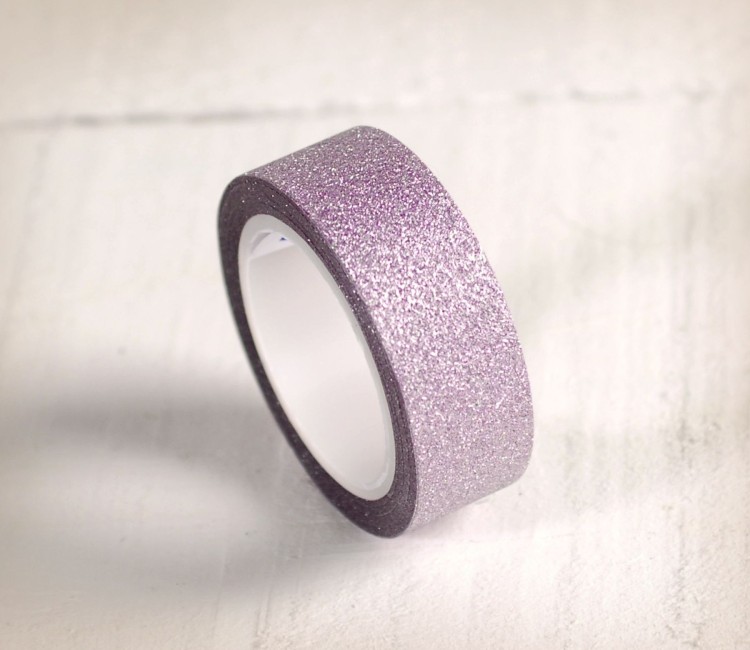 rouleau de washi tape à paillettes