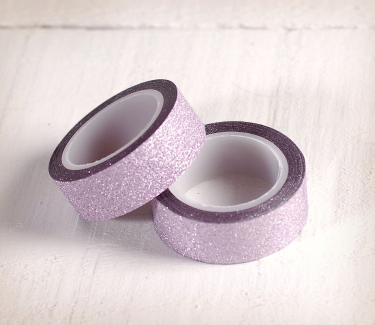 rouleau de washi tape à paillettes