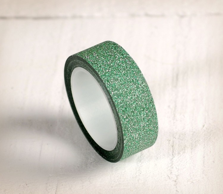 rouleau de washi tape à paillettes