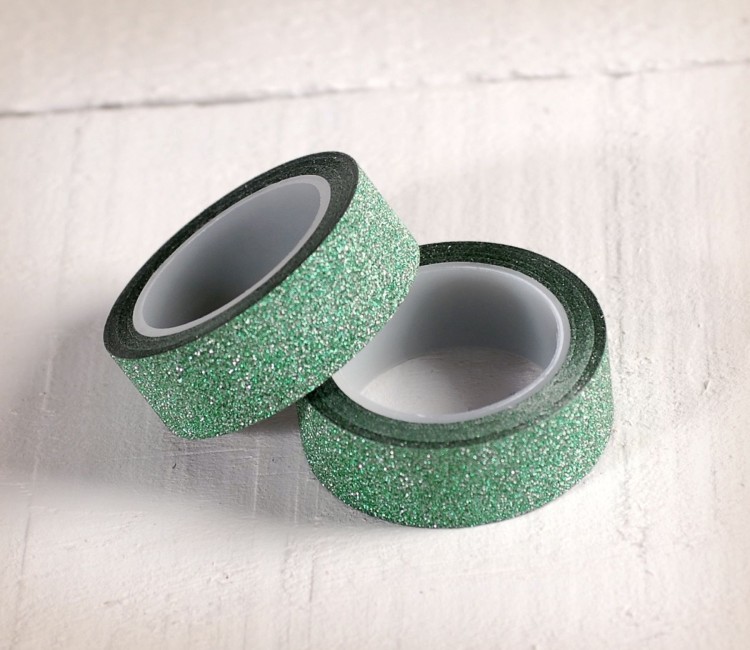 rouleau de washi tape à paillettes