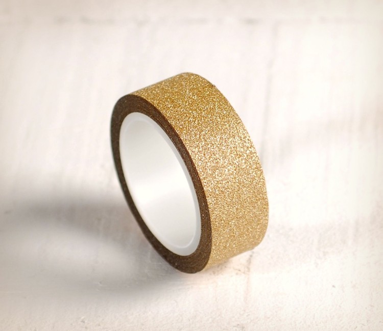 rouleau de washi tape à paillettes