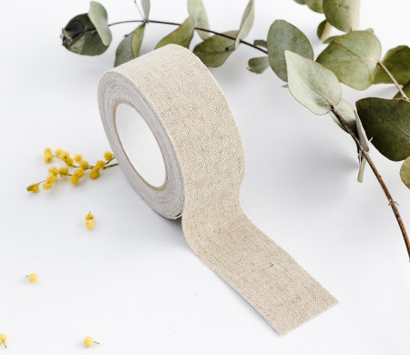 Fabric tape en 100% couleur naturelle