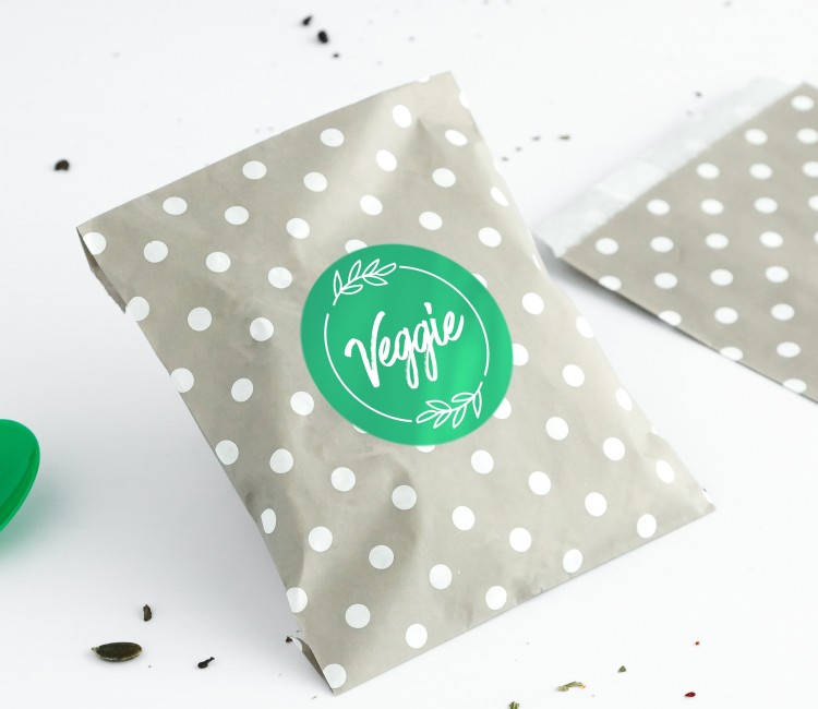 Sachets Gris à Pois