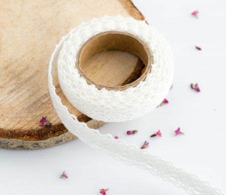    Fabric tape de dentelle brodée