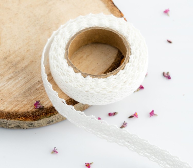    Fabric tape de dentelle brodée