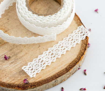    Fabric tape de dentelle brodée