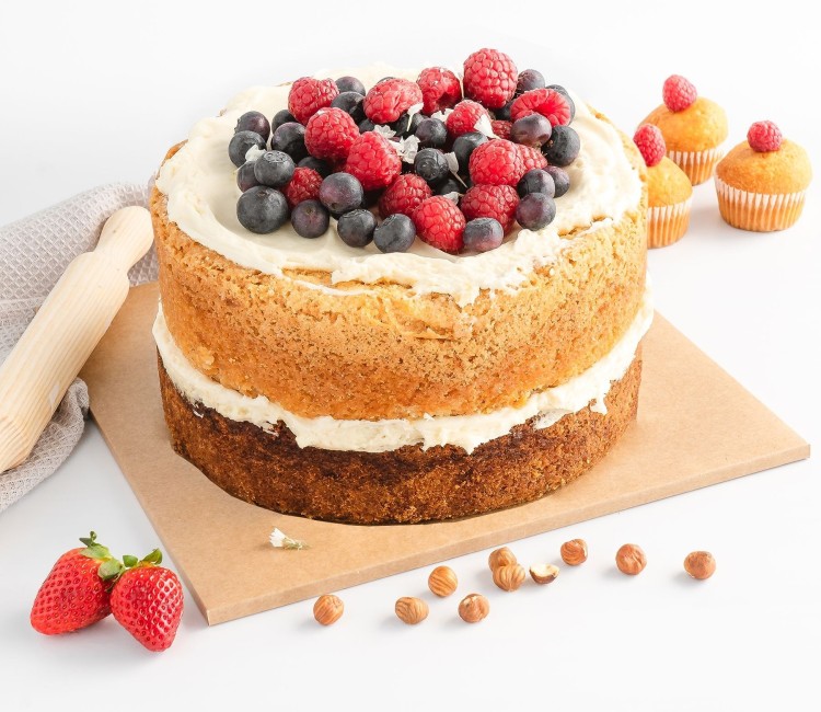 Support en carton pour gâteaux grand format 30x30 cm
