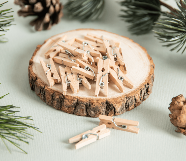 Pinces en bois mini Pinces en bois mini