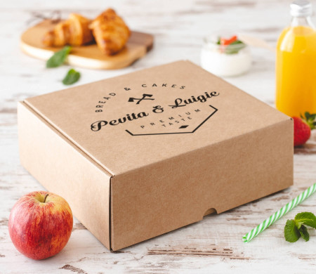 Boîte en Carton pour Déjeuners