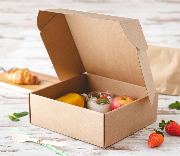 Boîte en Carton pour Déjeuners