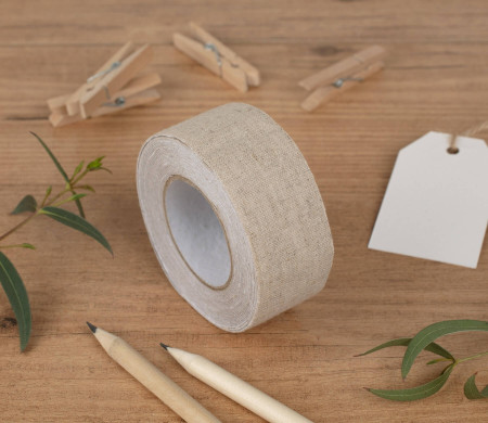 Fabric tape en 100% couleur naturelle