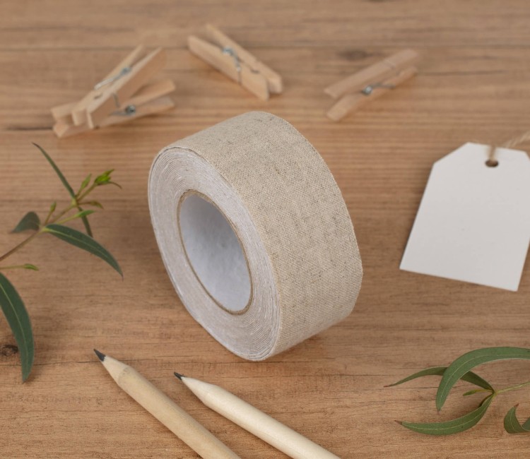 Fabric tape en 100% couleur naturelle
