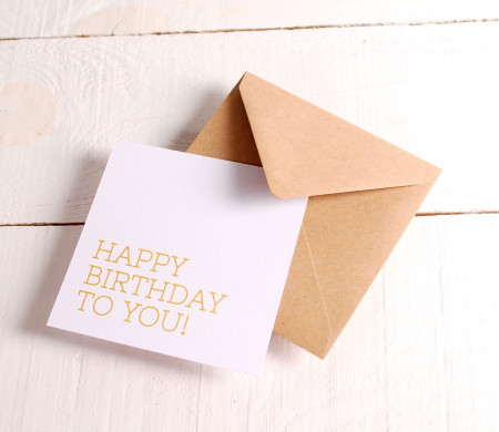 Carte félicitation « Happy Birthday »