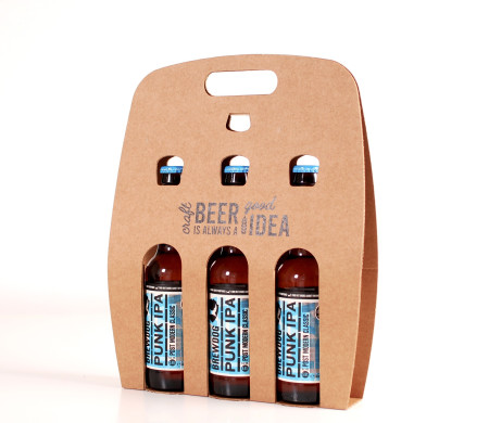 Boîte pour trois bières à...