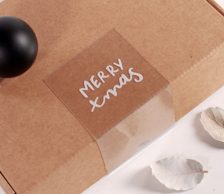 Étiquette adhésive Merry Christmas