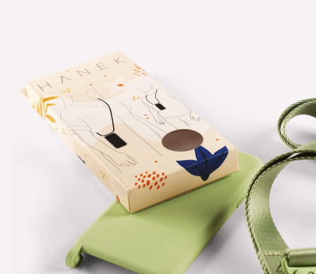 Boîte avec fenêtre plastifiée