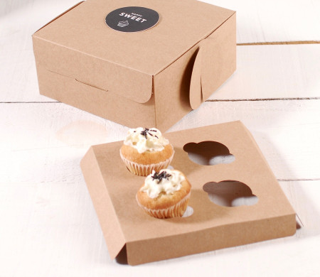 Support pour 4 mini cupcakes, idéal pour pâtisseries