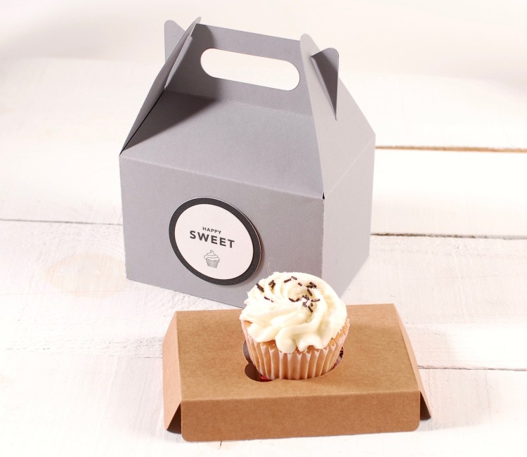 Support pour 1 cupcake pour boîtes à gâteaux