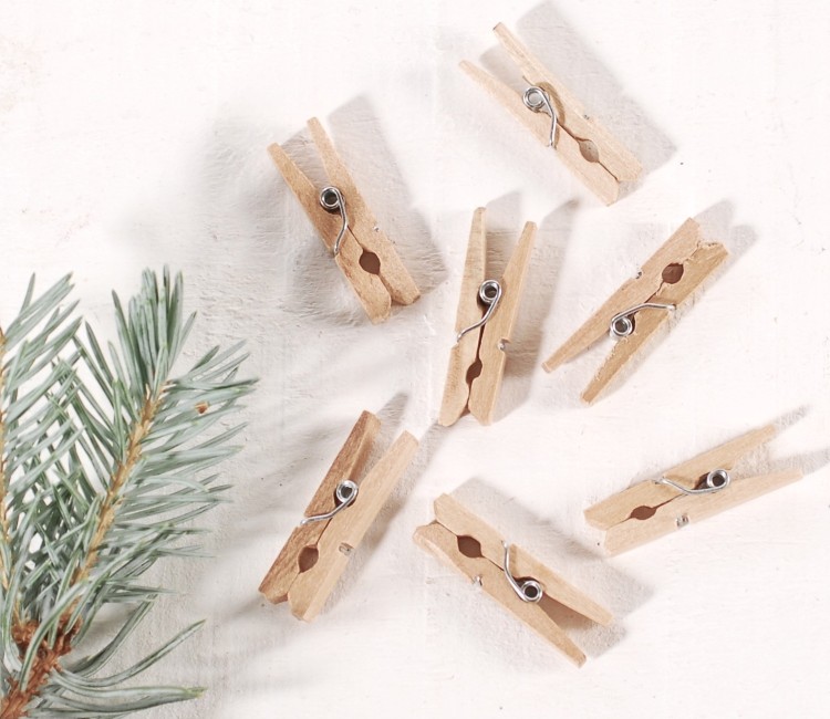 Pinces en bois mini Pinces en bois mini