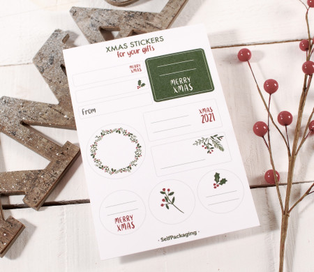 Set d'autocollants de Noël