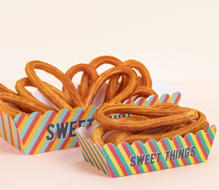 Boîte de churros à emporter