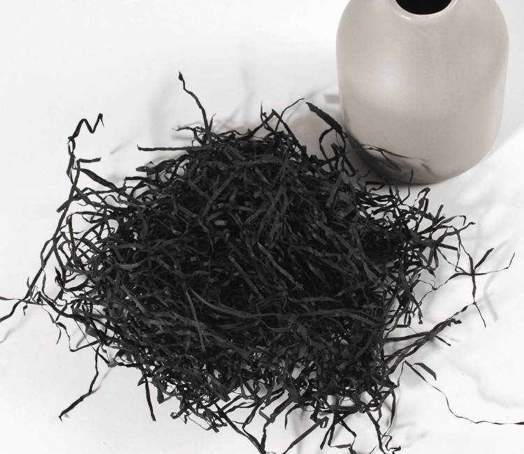 Copeaux de papier pour garniture de boîtes en carton