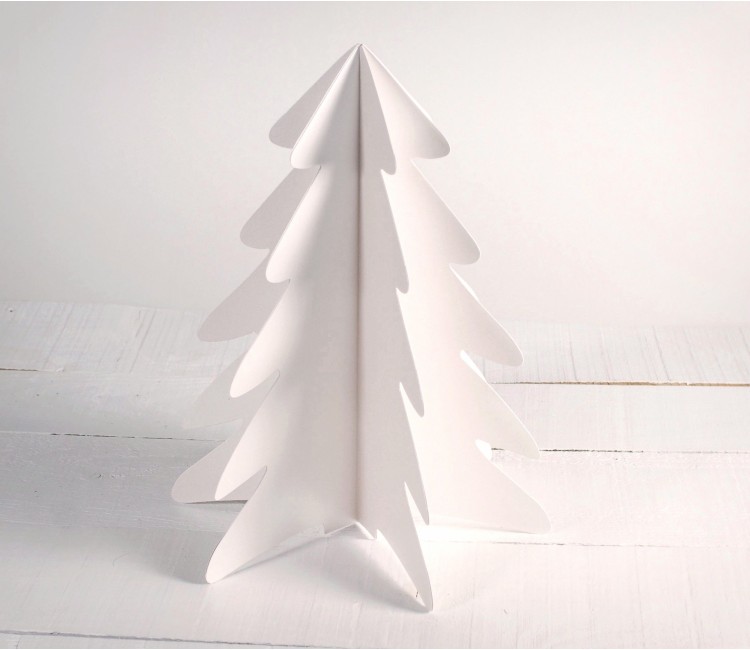 Sapin de Noël en carton décoratif